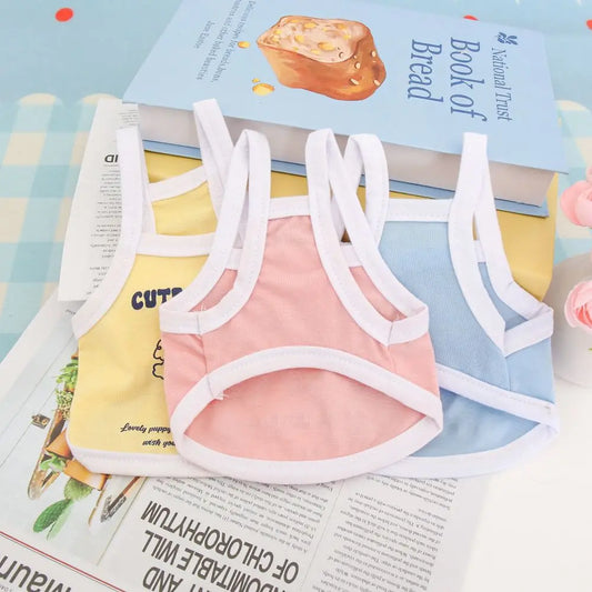 Macaron Print Pet Sweatshirt Vest