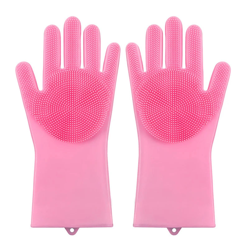 Pet Grooming & Bathing Gloves for Dogs & Cats
