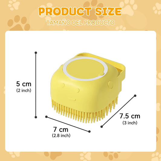Silicone Dog Bath & Shampoo Brush