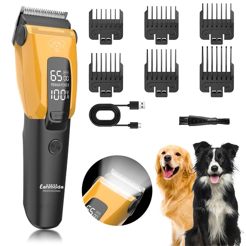 Professional Pet Clipper Dog & Cat Hair Trimmer