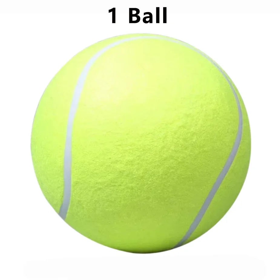 Giant Inflatable Tennis Ball for Dogs with Pump