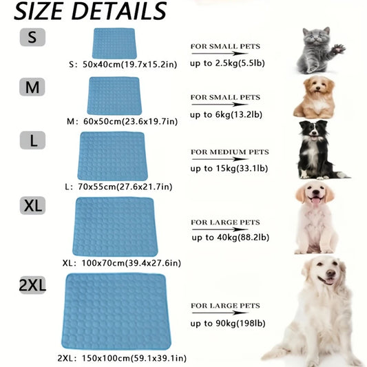 Dog Cooling Mat Summer Pet Bed Blanket