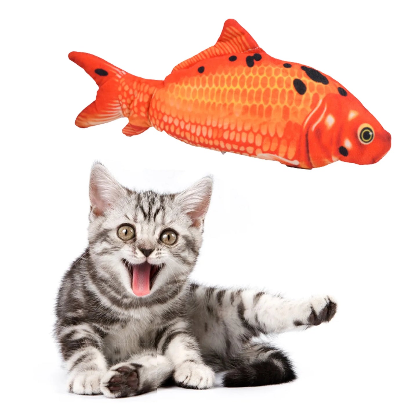 USB Electric Floppy Fish Cat Toy