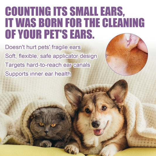 Yegbong Pet Ear Cleansing Drops for Dogs & Cats