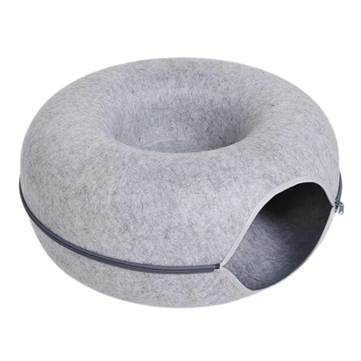 Felt Donut Bed for Cats House With Breather Hole Dog Bed