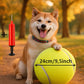 Giant Inflatable Tennis Ball for Dogs with Pump