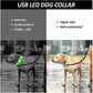 LED Glowing Dog Collar – Adjustable Flashing Rechargeable Light-Up Collar