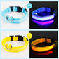 LED Glowing Dog Collar – Adjustable Flashing Rechargeable Light-Up Collar