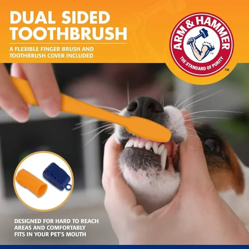 Pet Dental Care Kit with Toothbrush & Toothpaste