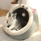Pet Tent Cave Bed for Cats & Small Dogs