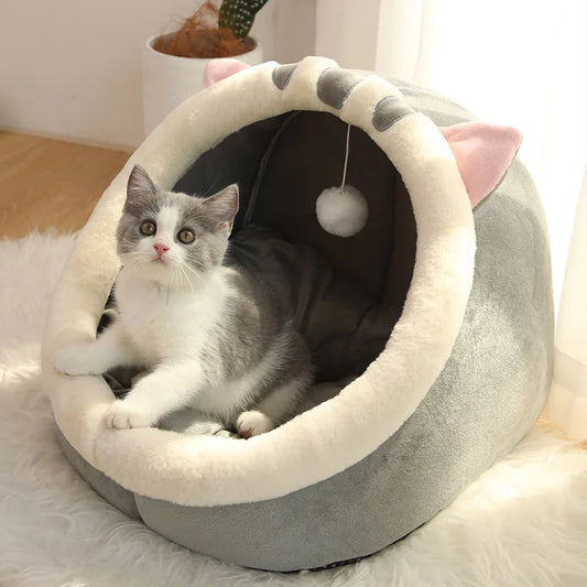 Pet Tent Cave Bed for Cats & Small Dogs
