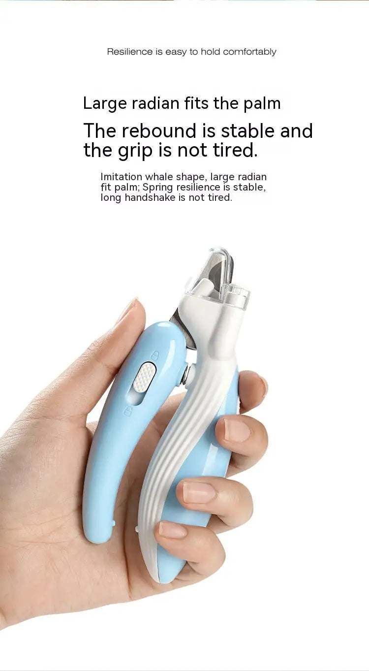 Pet Nail Clippers with LED Light – Electric Dog & Cat Nail Trimmer Grinder