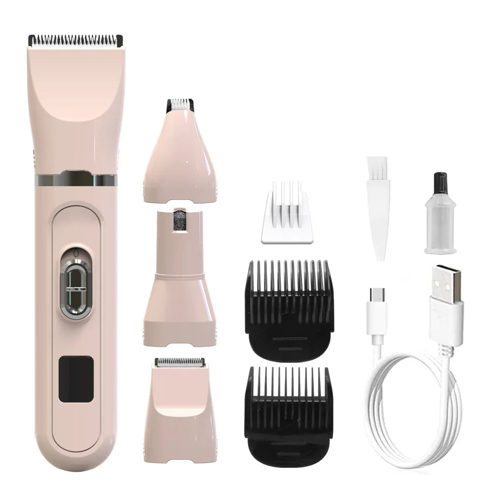 USB Rechargeable Pet Hair Clippers for Dogs & Cats
