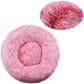 40–90cm Round Pet Bed – Super Soft Plush Dog & Cat Bed