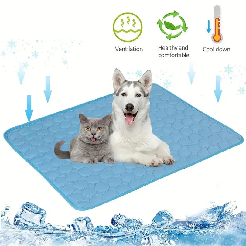 Dog Cooling Mat Summer Pet Bed Blanket
