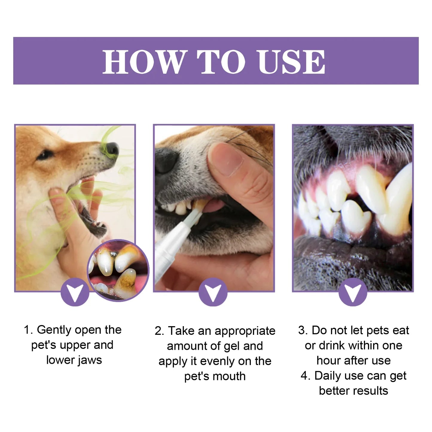 Pet Teeth Cleaning Pen for Dogs & Cats