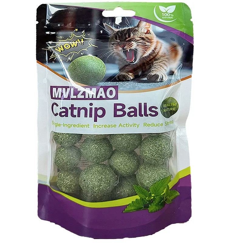 Edible Catnip Ball Toy for Cats