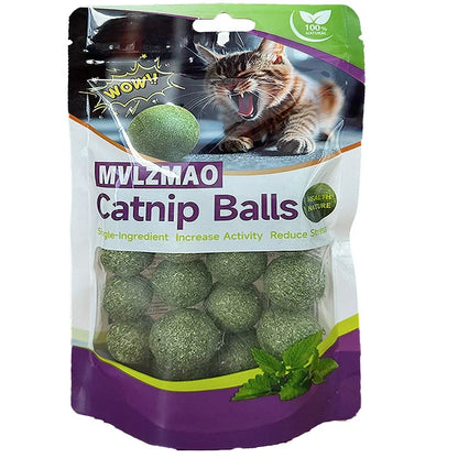Edible Catnip Ball Toy for Cats