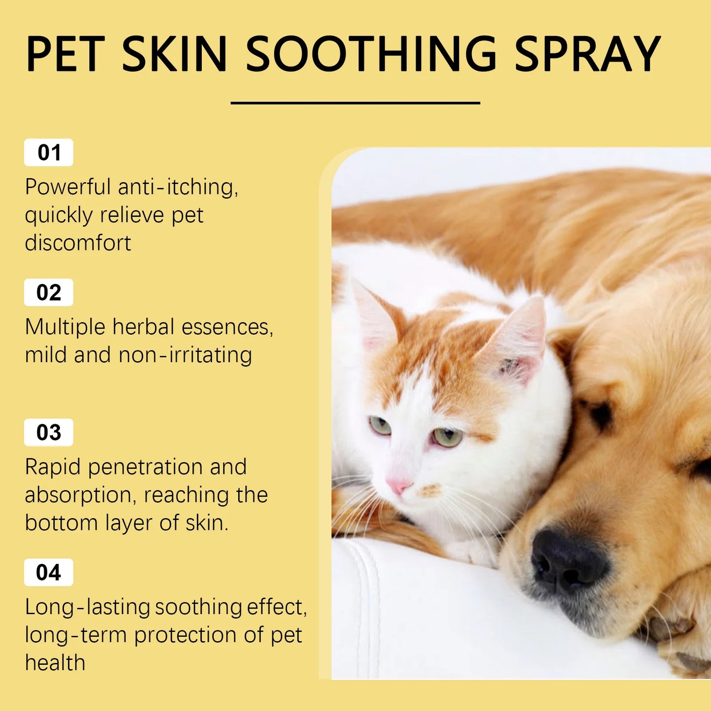 Pet Skin Care Spray for Dogs & Cats
