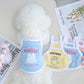 Macaron Print Pet Sweatshirt Vest