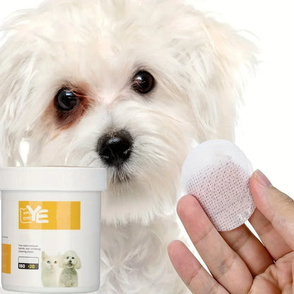 200pcs Pet Eye Cleaning Wipes for Dogs & Cats