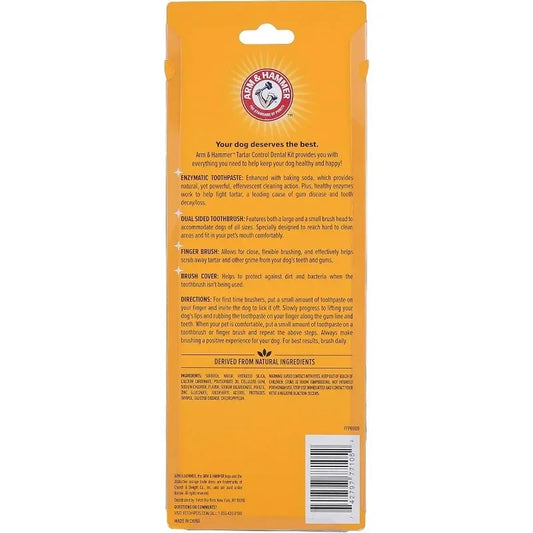 Pet Dental Care Kit with Toothbrush & Toothpaste