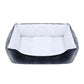 Square Plush Pet Bed for Dogs & Cats