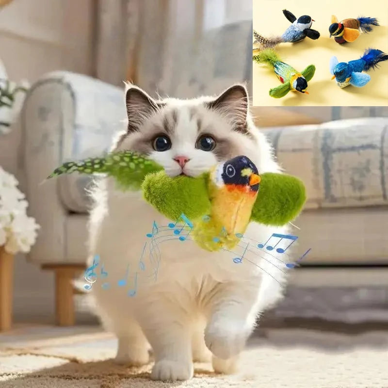 Indoor Interactive Bird Toy for Cats