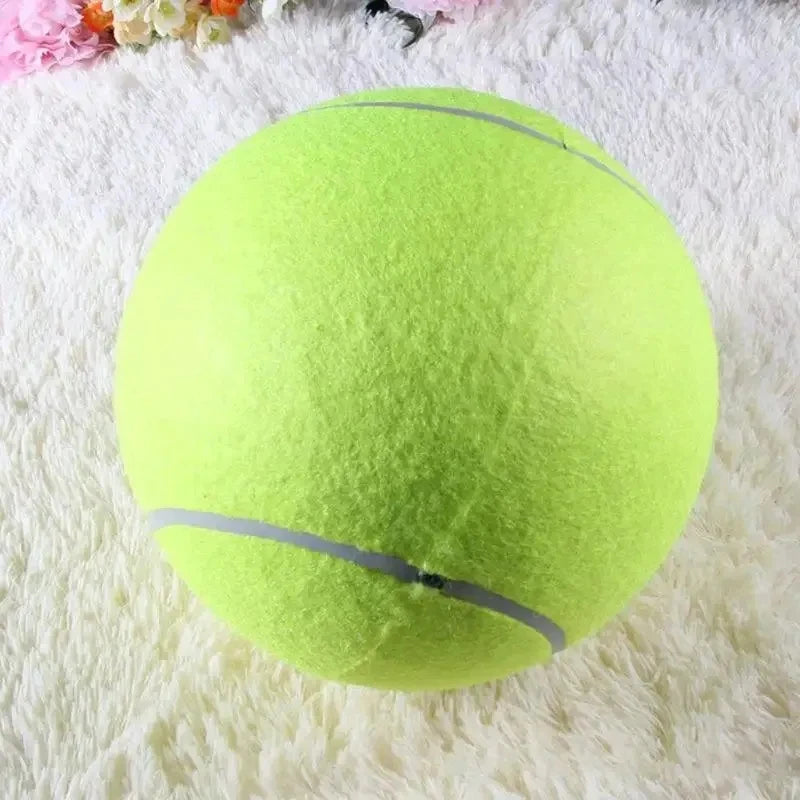 Giant Inflatable Tennis Ball for Dogs with Pump