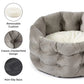 Deep Nest Round Cat Bed for Indoor Cats
