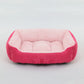 Square Plush Pet Bed for Dogs & Cats