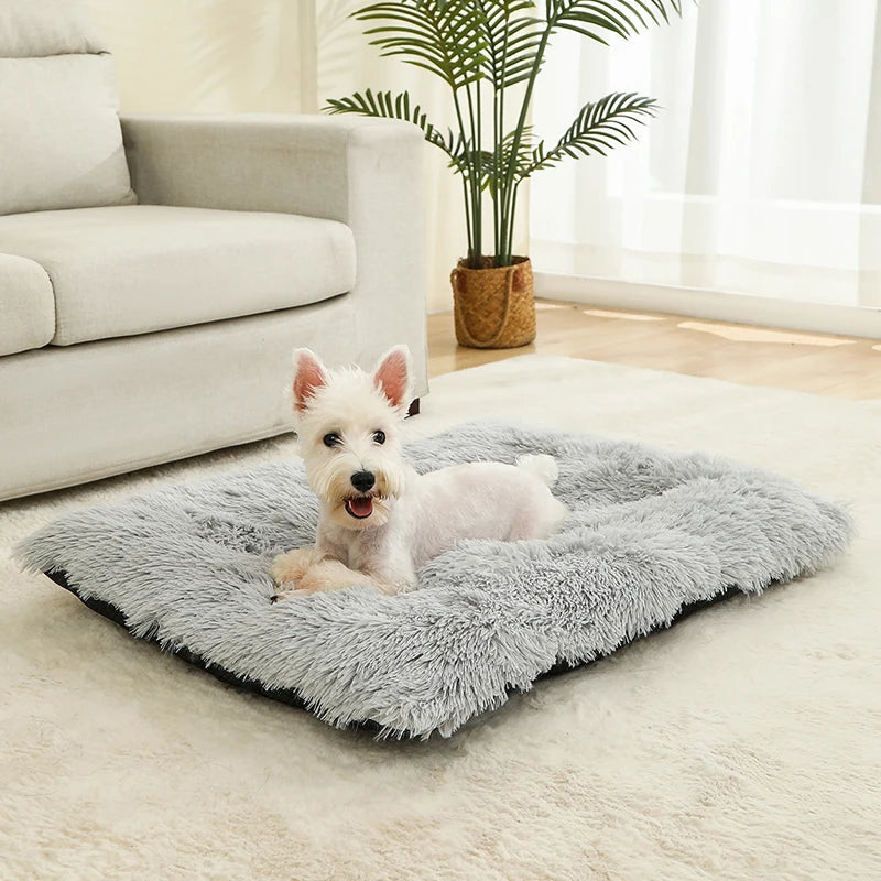 Soft Plush Pet Bed for Dogs & Cats
