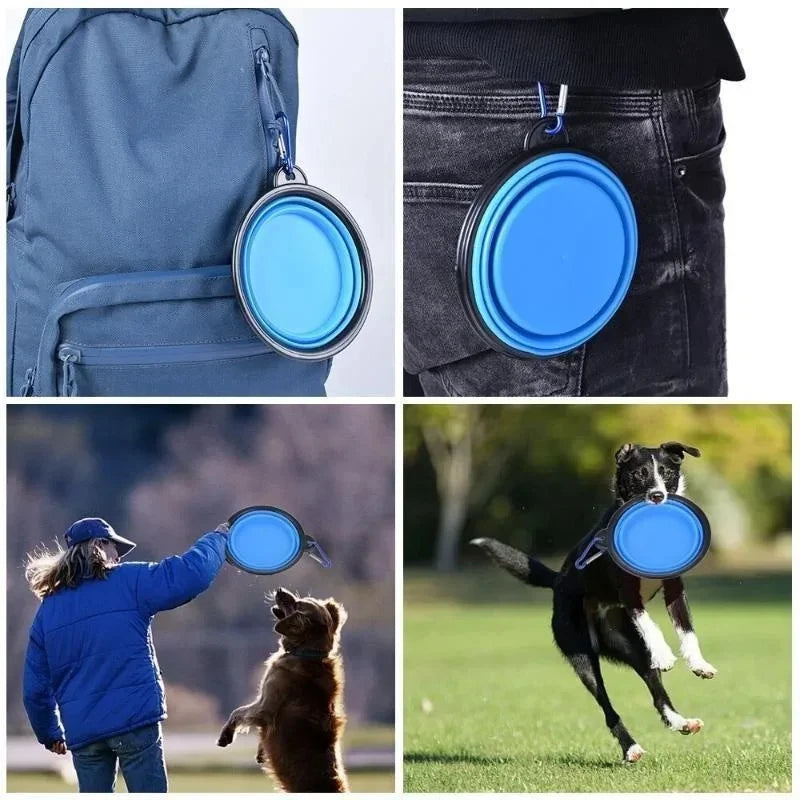 350mL Portable Pet Folding Bowl