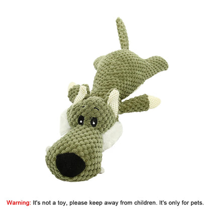Plush Squeaky Animal Dog Toy
