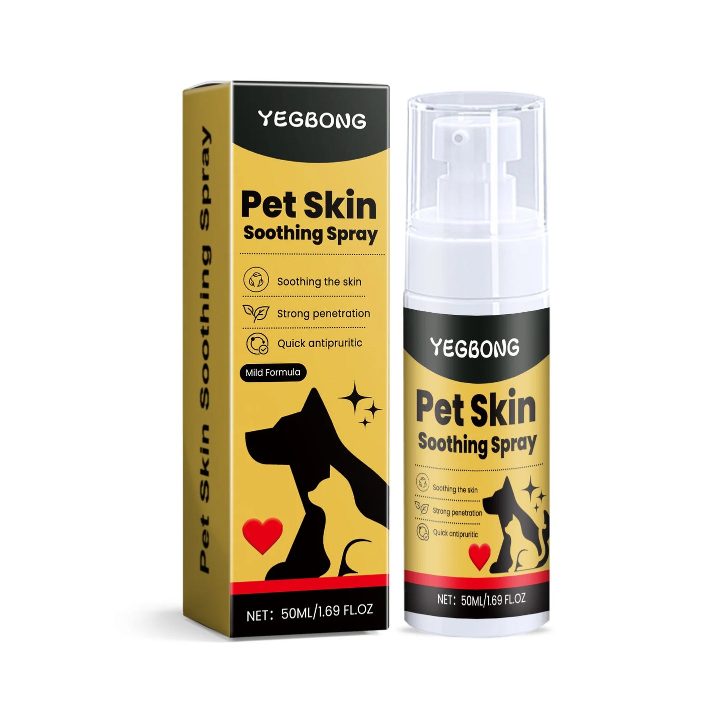 Pet Skin Care Spray for Dogs & Cats