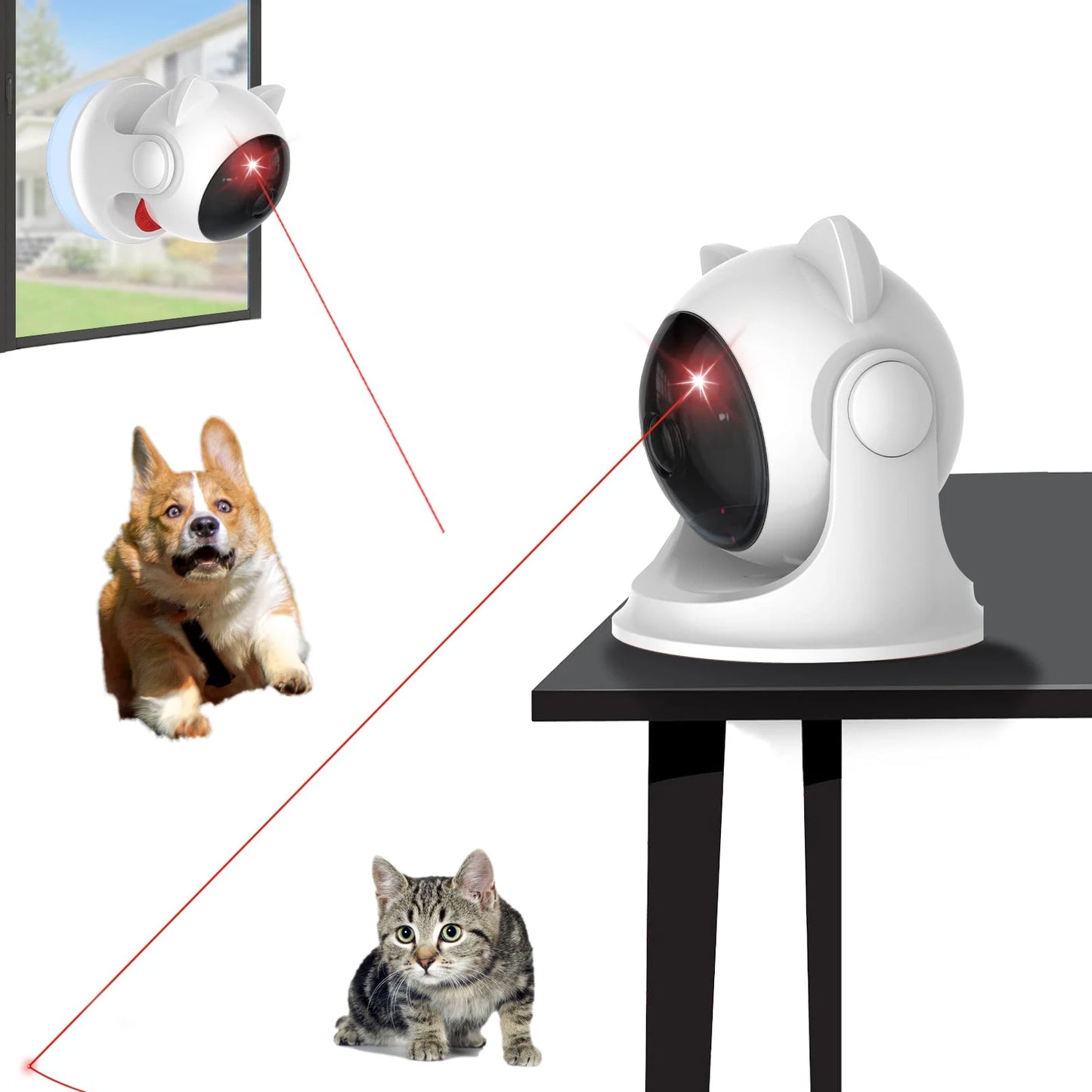 Automatic Rechargeable Cat Laser Toy