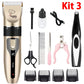 Electric Pet Grooming Clipper Kit for Dogs & Cats