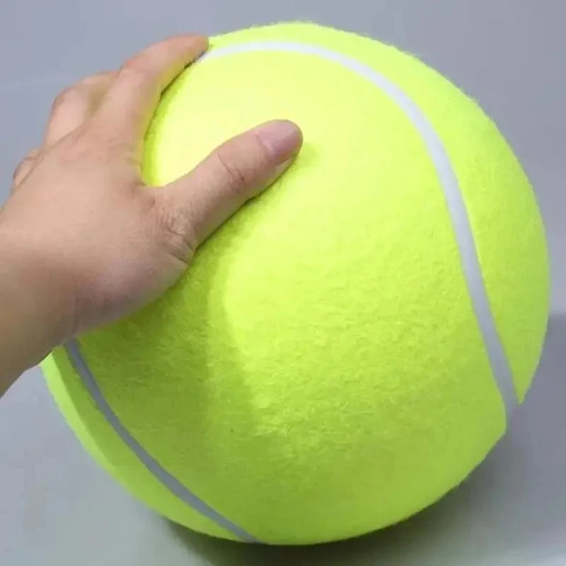 Giant Inflatable Tennis Ball for Dogs with Pump