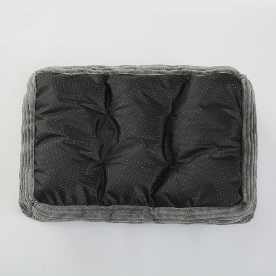 Square Plush Pet Bed for Dogs & Cats