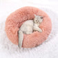 40–90cm Round Pet Bed – Super Soft Plush Dog & Cat Bed