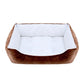 Square Plush Pet Bed for Dogs & Cats