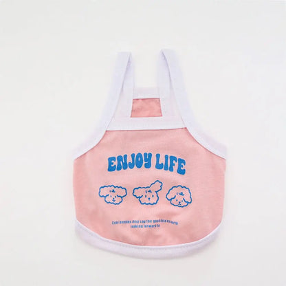 Macaron Print Pet Sweatshirt Vest