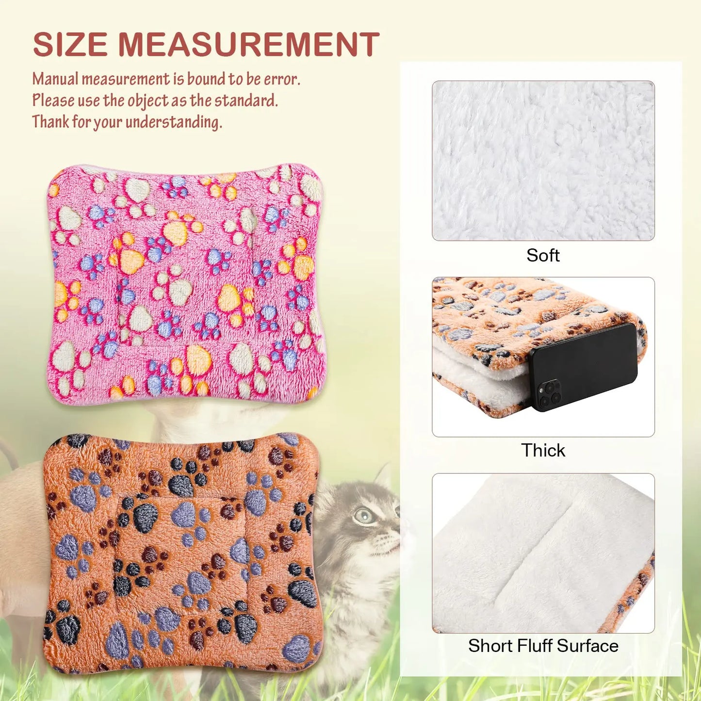 Washable Pet Sleeping Mat for Dogs & Cats