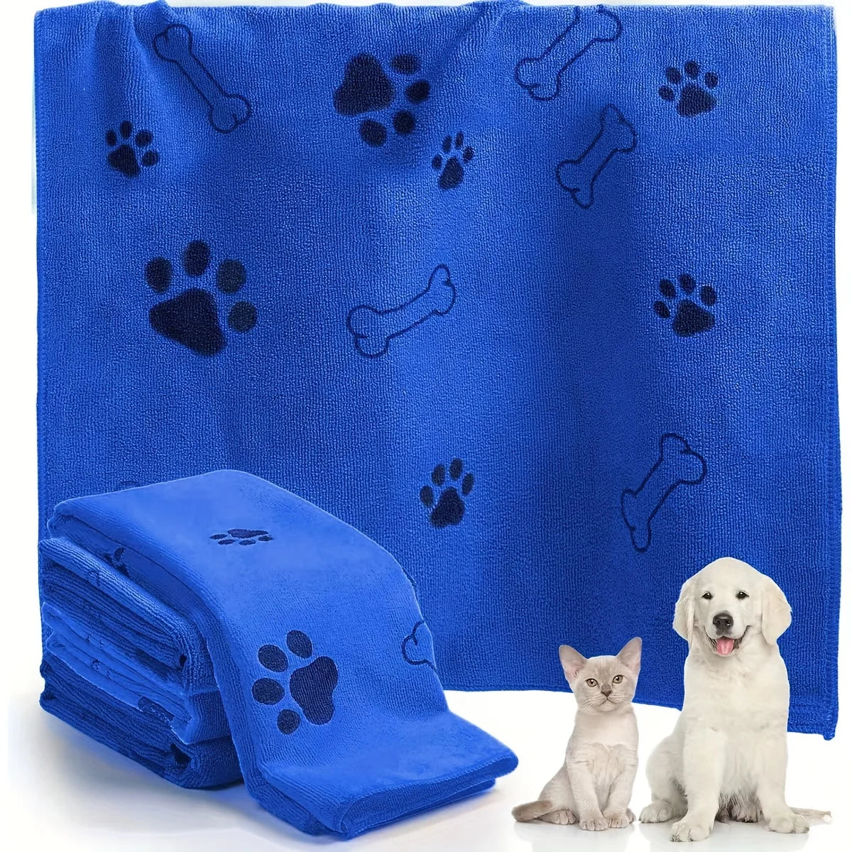 Dog & Cat Quick-Drying Microfiber Towel