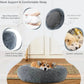 40–90cm Round Pet Bed – Super Soft Plush Dog & Cat Bed