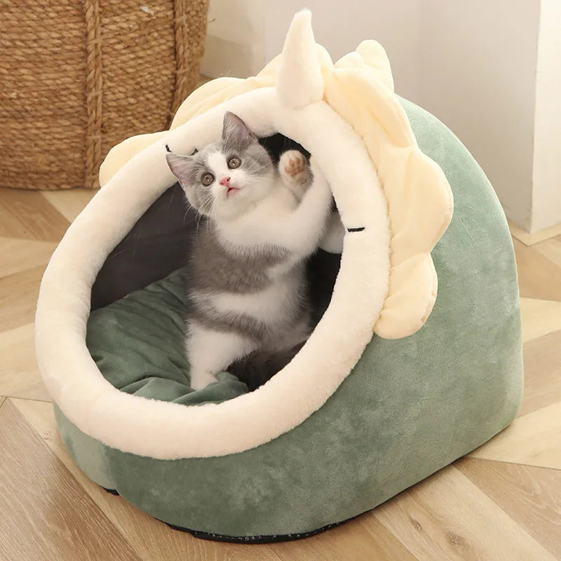 Pet Tent Cave Bed for Cats & Small Dogs