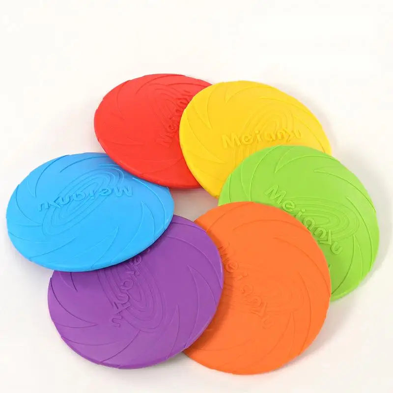 OUZEY Bite-Resistant Dog Flying Disc Toy