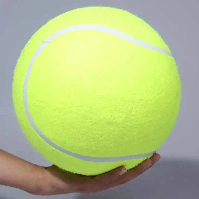 Giant Inflatable Tennis Ball for Dogs with Pump