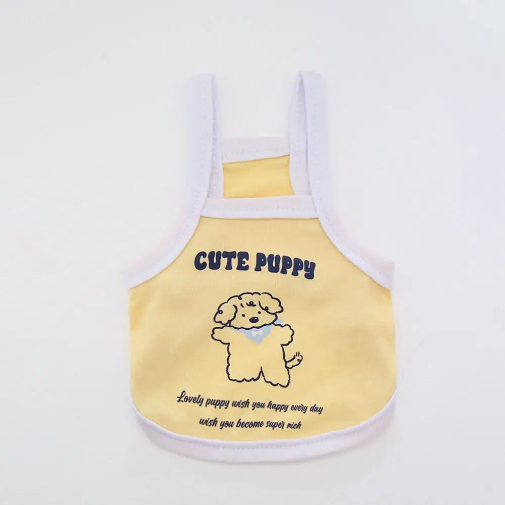 Macaron Print Pet Sweatshirt Vest