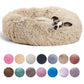 40–90cm Round Pet Bed – Super Soft Plush Dog & Cat Bed